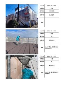 苫小牧市矢代町　エンデバーA棟、B棟の施工写真帳PDF